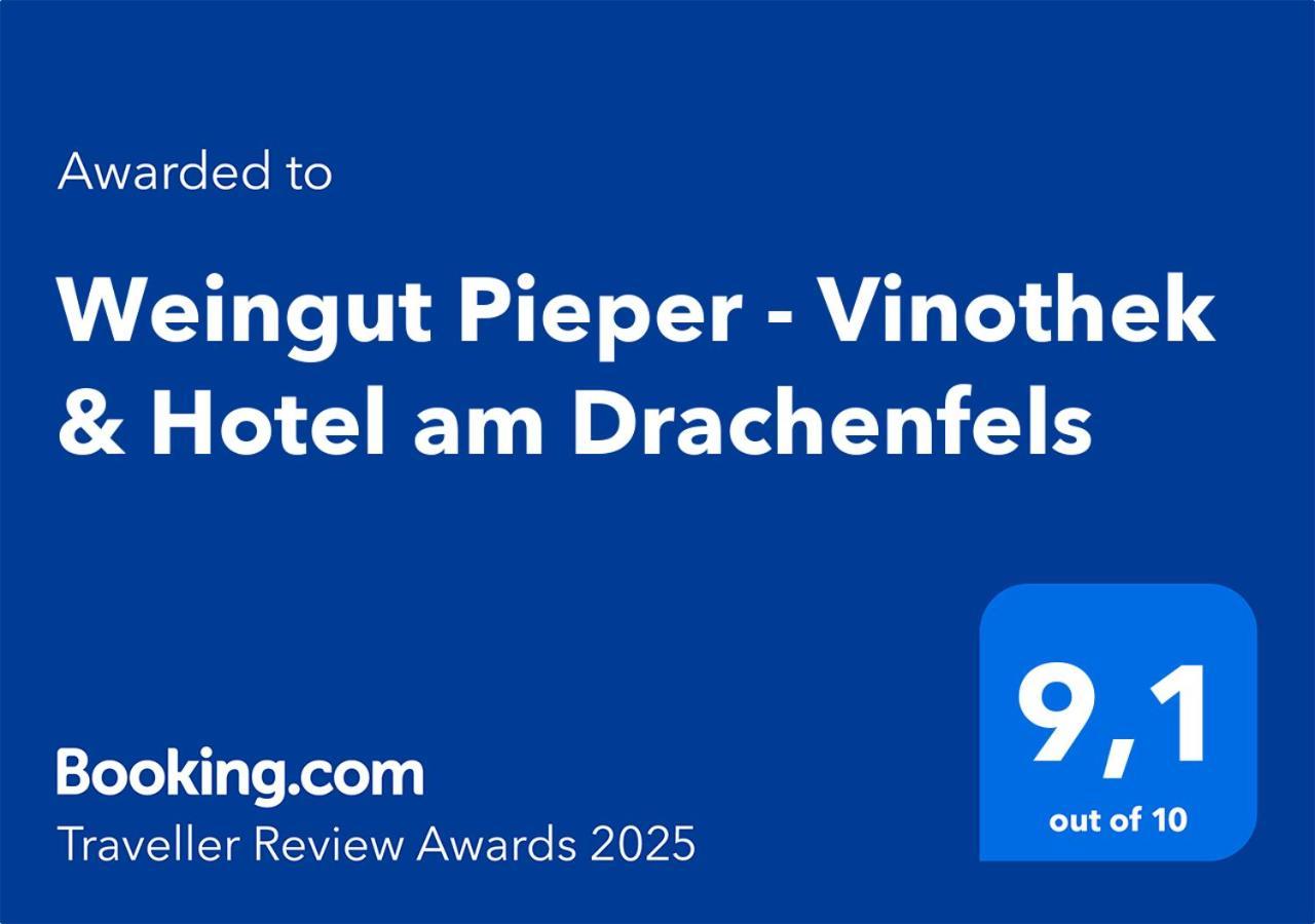 Weingut Pieper - Vinothek & Hotel Am Drachenfels Bad Honnef Exterior foto
